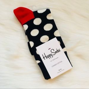 HAPPY SOCKS POLKA DOT ANKLE SOCKS NWT